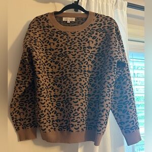 Women’s leopard sweater